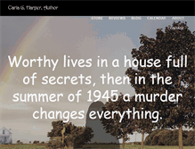 Tablet Screenshot of carlagharper.com